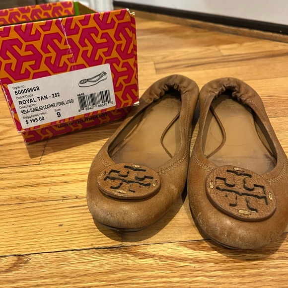 Tory Burch Ballet Flats - Tan - Size 9 - Picture 8 of 8